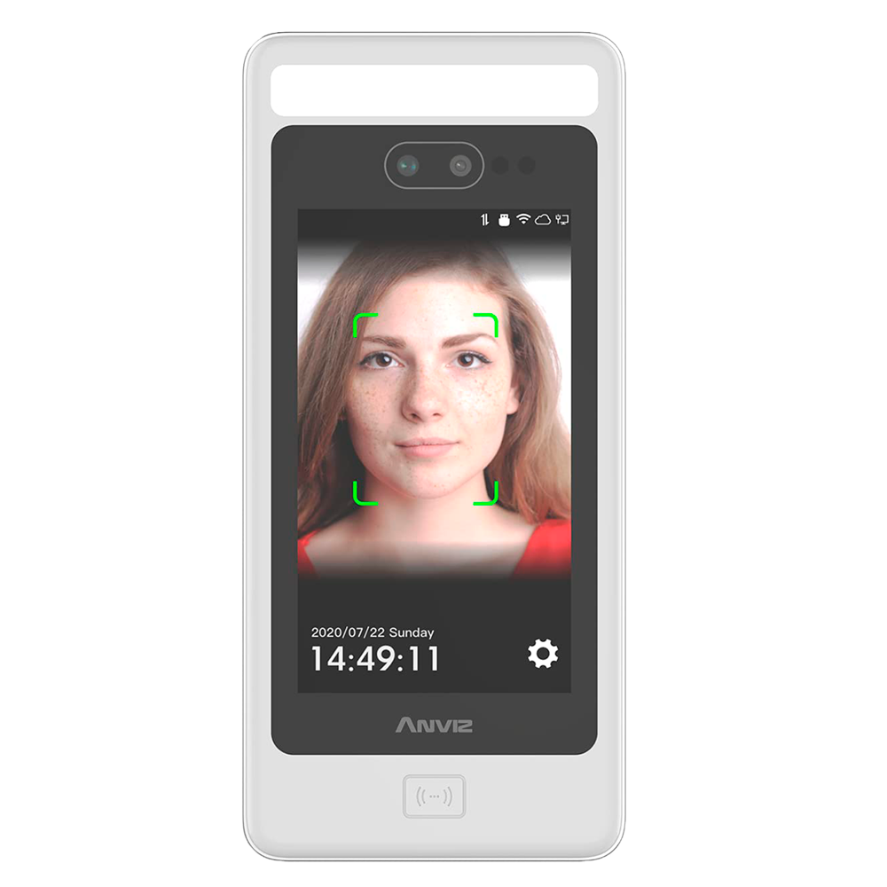Control de acceso y presencia Anviz Detección de mascarilla