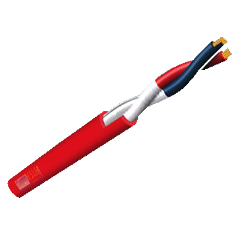 [002-1071502] Cable trenzado apantallado 2x1.5mm LSHO CPR Cca B2ca Resistente al fuego