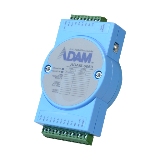 Módulo de adquisición y control de datos 6 entradas digitales / 6 salidas de relé